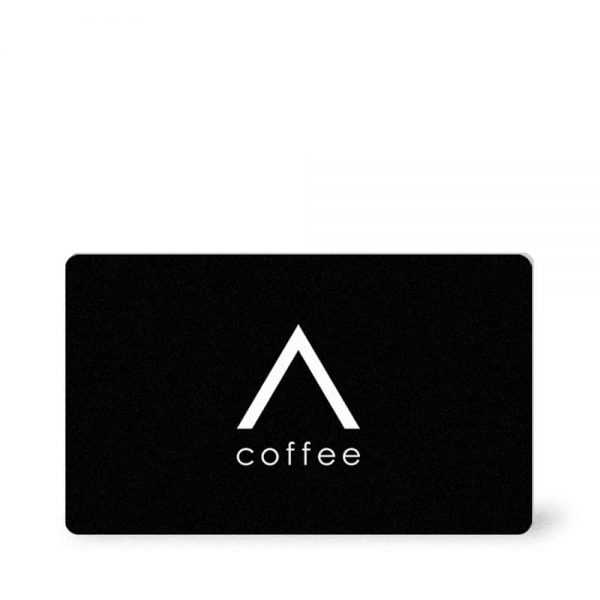 Front view of Elevate Coffee gift card